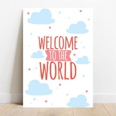 Imagem de Placa Decorativa Sweet World - TaColado, 40x60cm