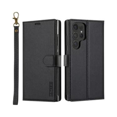Imagem de Capa De Couro Magnética Samsung Galaxy Para S26 S25 Edge S24 Ultra S23