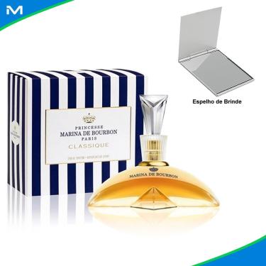 Imagem de Perfume Feminino Marina de Bourbon Classique 100ml Edp Com Espelho de Bolsa