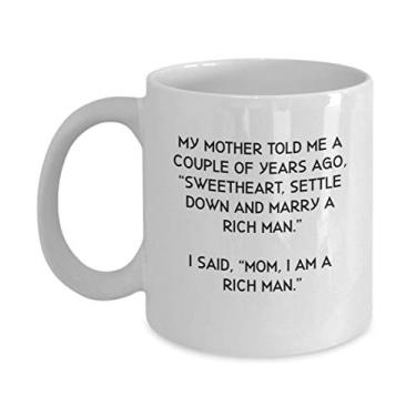 Imagem de Caneca feminina Mom I Am A Rich Man Feminist Girl Power Mug Girl Boss Mug Feminist Cup Feminist Coffee Cup Feminism