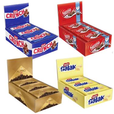 Imagem de Chocolate Alpino - Crunch - Galak - Classic - 22un. de 25g - escolha O sabor
