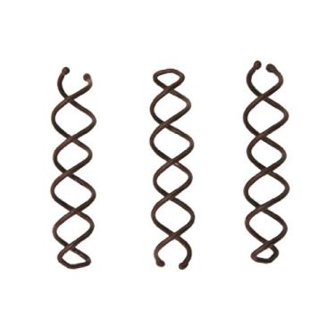 Imagem de Mia Bobby Spins grampos modernizados que giram no cabelo, Marrom, 2.5 Inch long