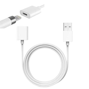 Imagem de Design para carregador Apple Pencil, adaptador Apple Pencil de 3 m, cabo de carregamento de primeira geração para caneta iPencil, compatível com Apple Pencil de 1ª geração, USB A macho para Lightning