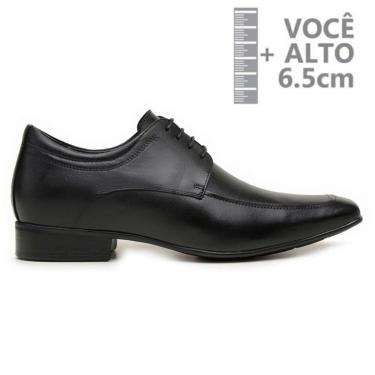 Imagem de Sapato Com Salto Interno Jota Pe Couro Preto Air 79501-Masculino