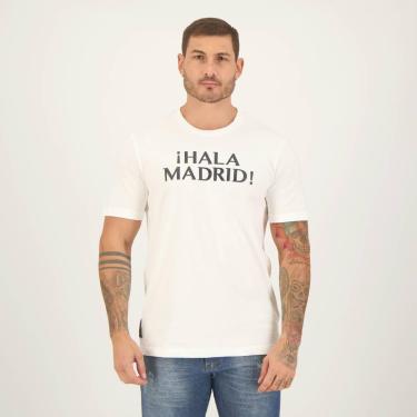 Imagem de Camiseta Adidas Real Madrid Grafica DNA Branca-Masculino