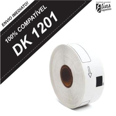 Imagem de 1 Rolo Dk 1201 - Etiqueta Compatível Dk1201 - ELIAS ETIQUETAS