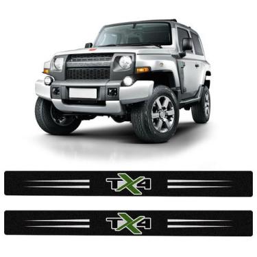 Imagem de Soleira da Porta Troller TX4 2015 Até 2021 Adesivo Protetor - SPORTINO