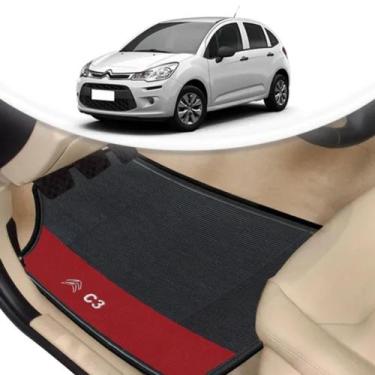 Imagem de Jogo 4 Tapetes De Carro Citroen C3 Automotivo Personalizado - LM MAGAZ