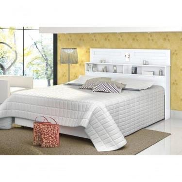 Imagem de Cabeceira Box Casal Florença 1,60 Branco - Vitamov 0530510