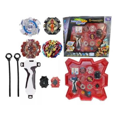 Imagem de Arena Beyblade Storm Gyro 2 Beyblade 2 Lançador 4troca Novo - AYTOYS