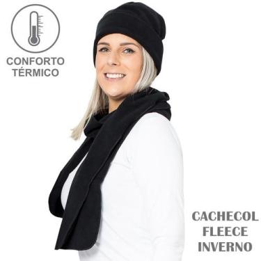 Imagem de Cachecol Térmico Fleece Unissex Rt Frio Intenso Preto - Roupas Térmica