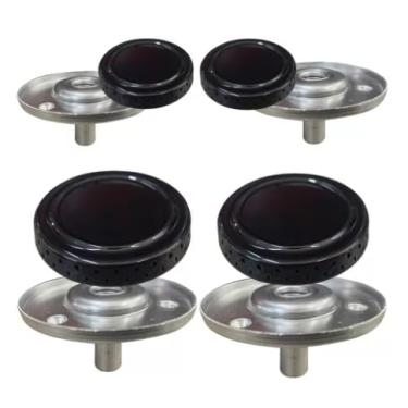 Imagem de Kit 4 Bocas de Fogão compatível com Fogão Atlas Mônaco, Veneza Agata Grecia Coliseum Monaco Glass e Plus - Espalhador e Queimador - Tampa da Chama/Sorvete - Tampinha p/fogão