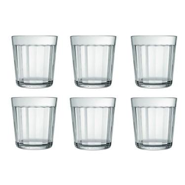 Imagem de Jogo 6 Copos Rocks 2510 Americano 300 ml Nadir Figueiredo