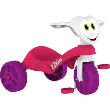 Imagem de Triciclo Zootico Assento Anatômico Bandeirante, Pink