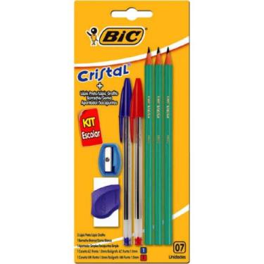 Imagem de Kit Escolar BIC com 7 Peças