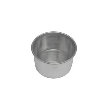 Imagem de Forma de Bolo Redonda Fundo Falso de Aluminio Reta 13x10 cm Doupan