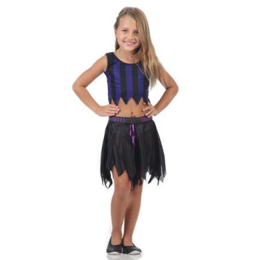 Imagem de Fantasia Conjunto Vampira Pop Infantil - Halloween, UNICA, P