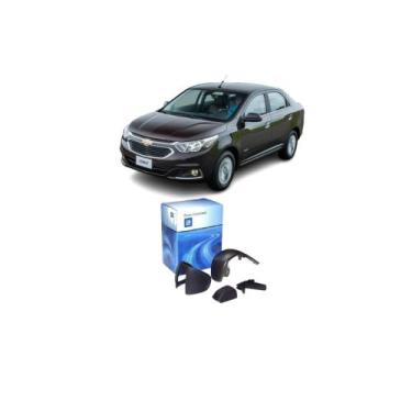 Imagem de Kit botão da alavanca de cambio automatico (preto e cinza) cobalt 2012