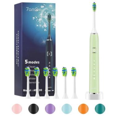 Imagem de Escova de Dentes Elétrica 7AM2M Sonic - 6 Cabeças de Reposição (120 Di