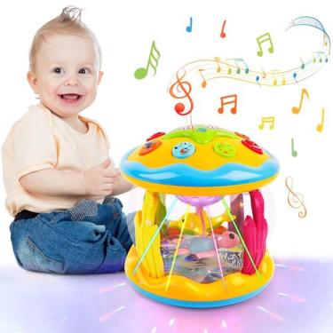Imagem de Projetor Musical Infantil Poycuna Ocean Light Up - 6 a 18 Meses