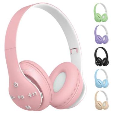 Imagem de Fone de Ouvido Bluetooth Som Estéreo, Design Dobrável e Função Mãos Li