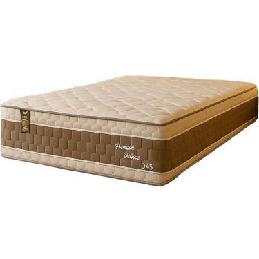 Imagem de Colchão Versalhes Casal D45 com Molas Ensacadas 33x188x138 Sobral Rezende Cor Bege