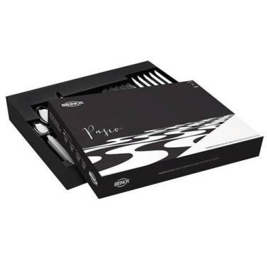 Imagem de Faqueiro Paseo 24 Peças Brinox Cinza