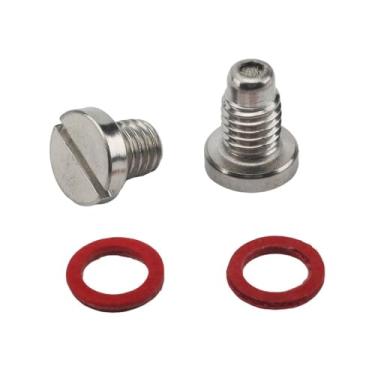 Imagem de Kit de parafuso marítimo com plugue magnético de aço inoxidável compatível com motores de popa de 40-300 HP 688-45341 90340-08002