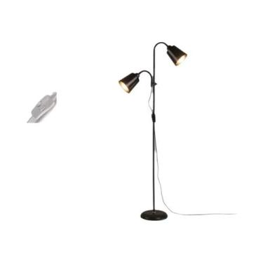 Imagem de Lâmpada De Chão LED Escandinava Com Laca De Ferro E27 Porta De Parafus