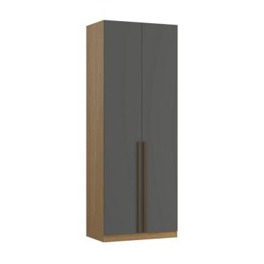 Imagem de Guarda-roupa Modular 2 Portas Altezza Freijó/Titânio