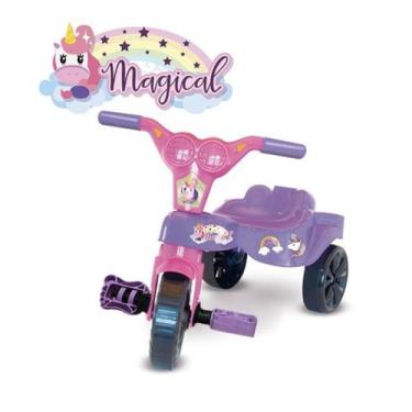 Imagem de Triciclo Motoca Infantil Menina ou Menino Kepler, Roxo