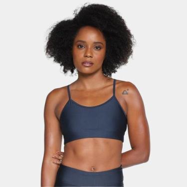 Imagem de Top Olympikus Basic Feminino, Marinho, EP