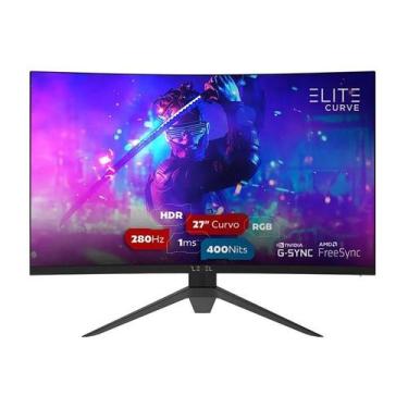 Imagem de Monitor Gamer Level Elite Curvo ELED 27 HDR FHD 280Hz 1ms W2717RECV2 P
