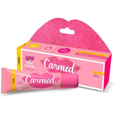 Imagem de Carmed BFF Rosa Glitter Hidratante Labial Efeito Gloss - CIMED
