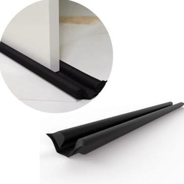 Imagem de VEDA PORTA PRETO 90CM REDUZ ENTRADA DE AR POEIRA E INSETOS