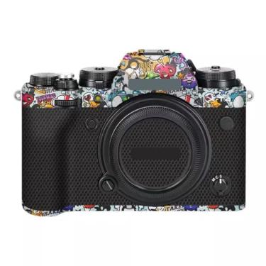 Imagem de Adesivo de capa de câmera X-T4 para FujiFilm X-T4, película protetora, antiarranhões, decoração XT4 (Graffiti White)