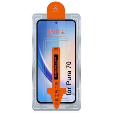 Imagem de Kepuch Protetor de Tela para Huawei Pura 70 6.6" - Vidro Temperado com Ferramenta de Alinhamento Automático