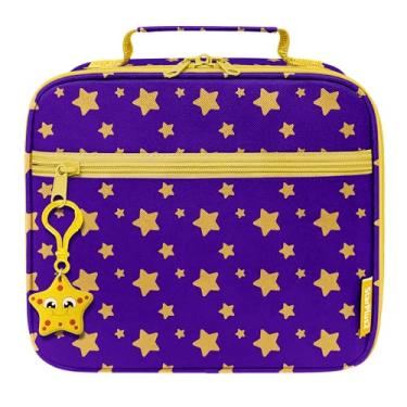 Imagem de StarPlus2 Organizador de frascos de comprimidos de viagem médio, bolsa de remédios infantis com brinquedo com zíper, suporte para medicamentos infantis e suprimentos médicos - estrelas amarelas