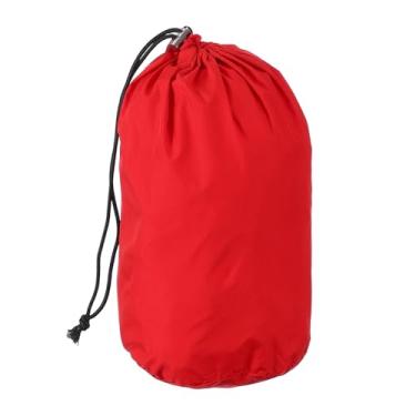 Imagem de YELARXI Saco de dormir, saco de dormir, impermeável, ao ar livre, ultraleve, portátil, bolsa de armazenamento com cordão – adequado para (amortecimento/mochilão/viagem/caminhada) 12,7 x 25,4 cm e