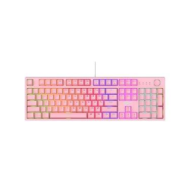 Imagem de Teclado Gamer Mecânico Havit Kb-871l Rgb Rosa Quartz