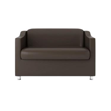 Imagem de Namoradeira Bia Decorativa Reforçada Recepção Clinica Salão Sala De Estar Courino