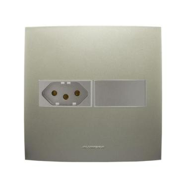 Imagem de Kit 4x4 Tom 10A Int Sim Champanhe Inova Pro Class Alumbra