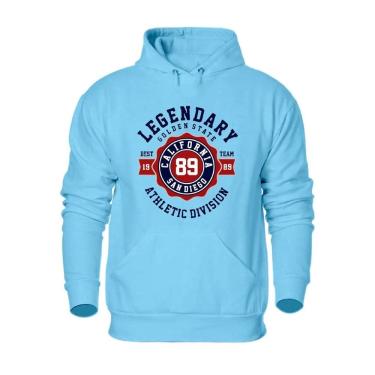 Imagem de Blusa Moletom Canguru Casaco de Frio Estampado Athletic Division 50% Algodão 50% Poliéster