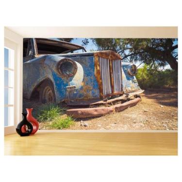 Imagem de Papel De Parede 3D Carro Antigo Hot Rod Custom 3,5M Cxr121 - Você Deco