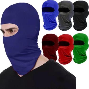 Imagem de Kit com 10 Toucas Ninja Balaclava Tecido Gelado Proteção UV50+-Unissex
