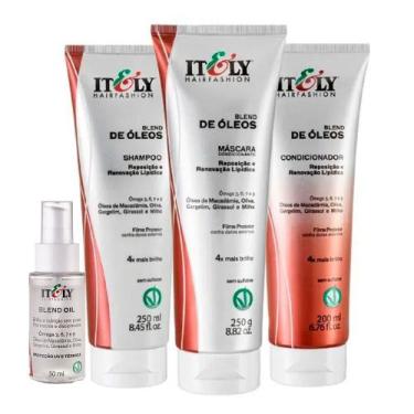 Imagem de Kit Itely Blend de Oleos Shampoo+Mascara+Condicionador+Oleo