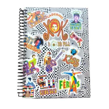 Imagem de Caderno 1/4 espiral Xoc Vintage com 96 folhas unidade - Tilibra