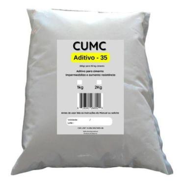 Imagem de Aditivo Superplastificante Em Pó Cumc Redutor Água Concreto 2Kg