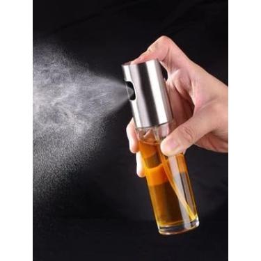 Imagem de Borrifador de Vidro Spray Pulverizador, 100ml, para Azeite, Vinagre e Óleos Essenciais de Cozinha