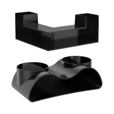 Imagem de Túnel Duplo Para Aquário: Caverna Esconderijo Para Peixes E Decoração 